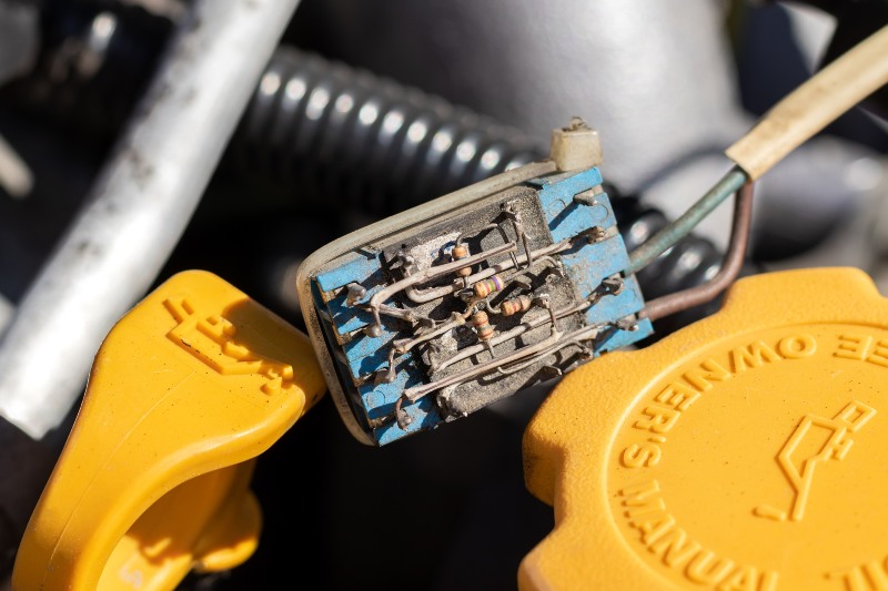 microchip on engine from Mission Valley Kubota